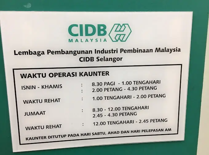 CIDB Selangor 4