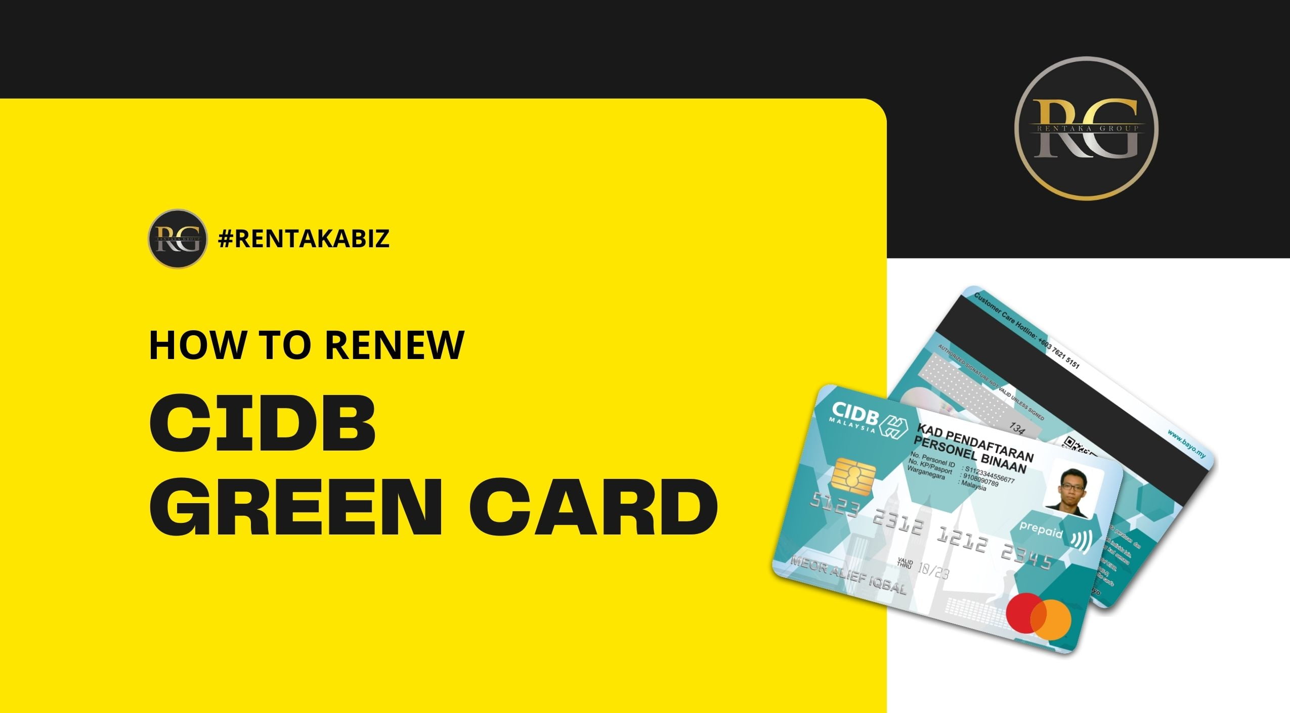 How to Renew CIDB Green Card