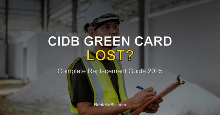 CIDB Green Card Lost - Complete Replacement Guide 2025 - Custom featured image with text overlay